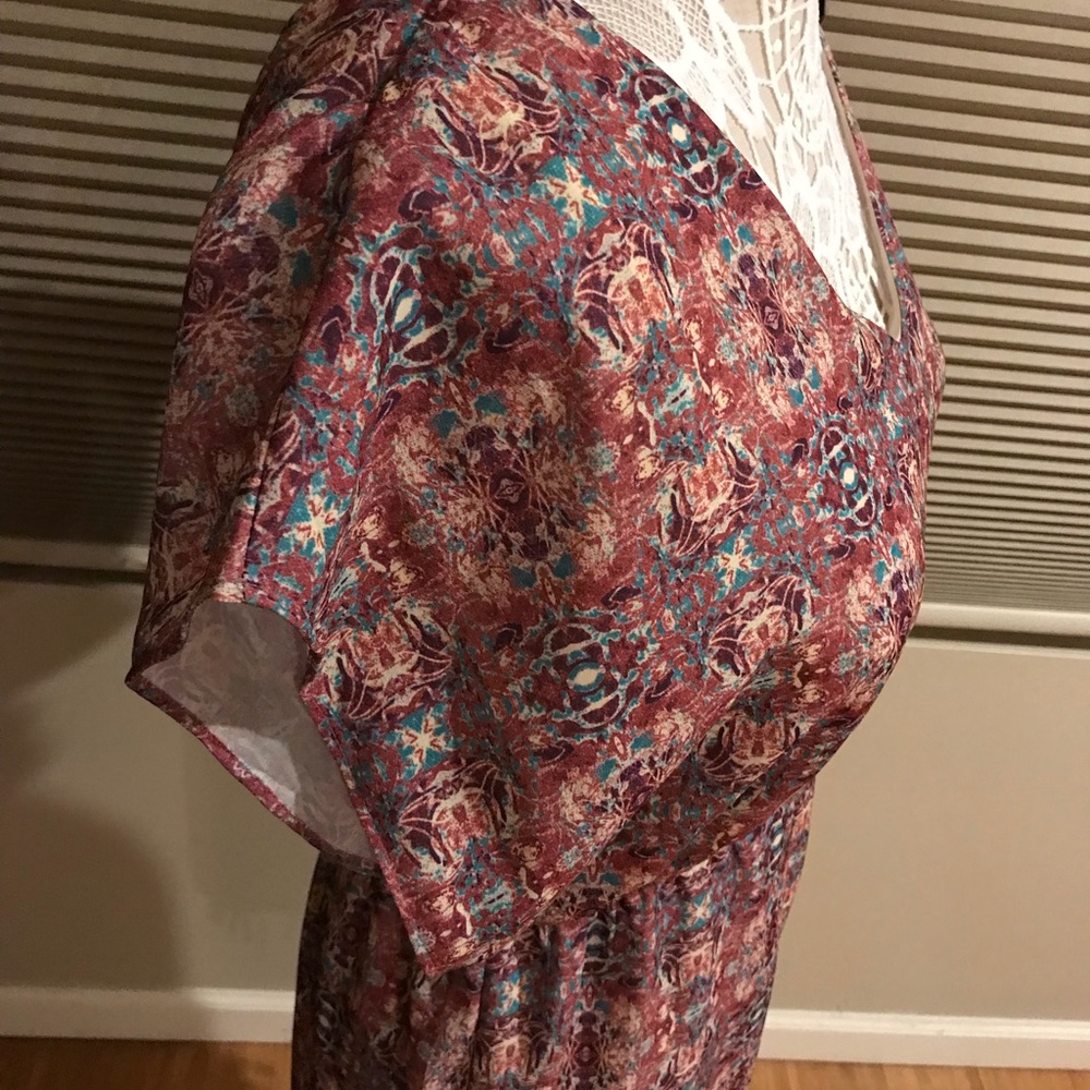 Summer Dress Pink, Teal, Ivory 🎀 - Picture 4 of 8